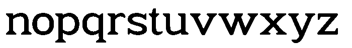 Fendrok Soft Semi Bold Expanded Font LOWERCASE
