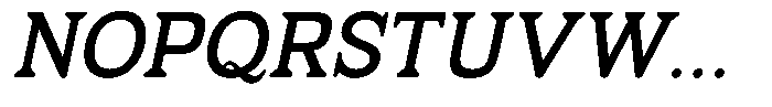 Fendrok Soft Semi Bold Slant Font UPPERCASE