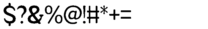 Fendrok Soft Semi Bold Font OTHER CHARS