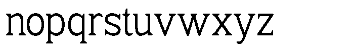 Fendrok Soft Semi Condensed Font LOWERCASE
