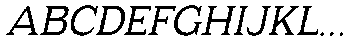 Fendrok Soft Slant Semi Expan Font UPPERCASE