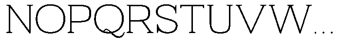 Fendrok Soft Thin Expanded Font UPPERCASE