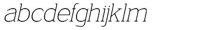 Fendrok Soft Thin Slant Semi Expan FONT
