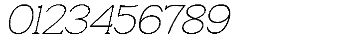 Fendrok Soft Thin Slant Font OTHER CHARS