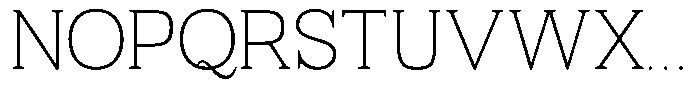 Fendrok Soft Thin Font UPPERCASE