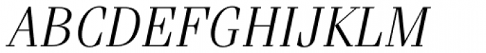 Fenice Std Light Oblique Font UPPERCASE