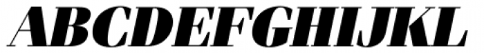 Fenice Std Ultra Oblique Font UPPERCASE