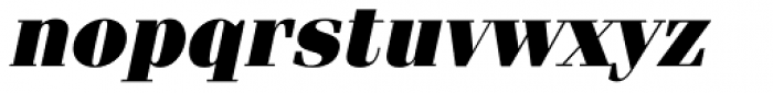 Fenice Std Ultra Oblique Font LOWERCASE