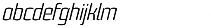 Fenix 22 Italic Font LOWERCASE