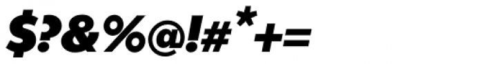 Fenomen Sans Black Italic Font OTHER CHARS