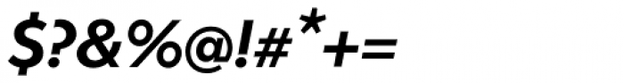 Fenomen Sans Semi Bold Italic Font OTHER CHARS