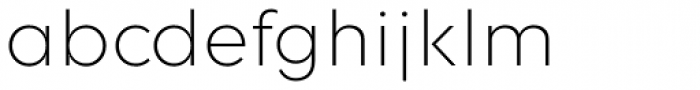 Fenomen Sans Thin Font LOWERCASE