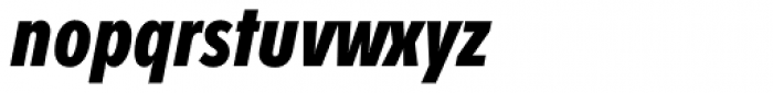 Fenomen Sans XCN Bold Italic Font LOWERCASE