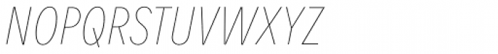Fenomen Sans XCN Hairline Italic Font UPPERCASE