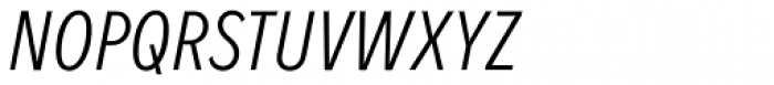 Fenomen Sans XCN Light Italic Font UPPERCASE