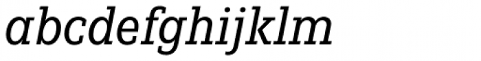 Fenomen Slab CN Book Italic Font LOWERCASE