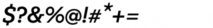 Fenomen Slab Italic Font OTHER CHARS