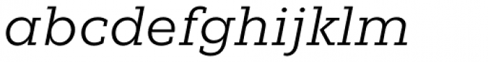 Fenomen Slab Light Italic Font LOWERCASE