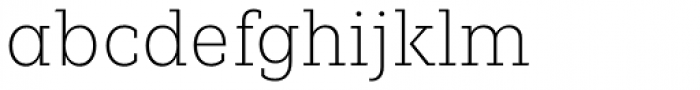 Fenomen Slab SCN Thin Font LOWERCASE