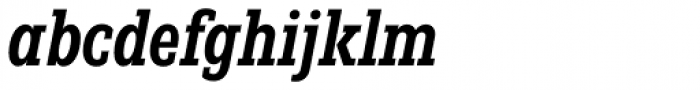 Fenomen Slab XCN SemiBold Italic Font LOWERCASE