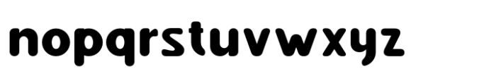 Fenord Rounded Regular Font LOWERCASE