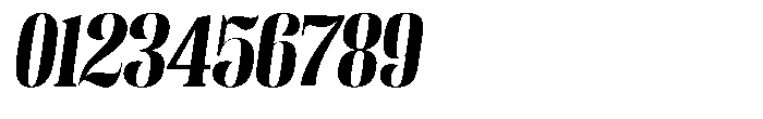 Fenoura Black Slant Font OTHER CHARS
