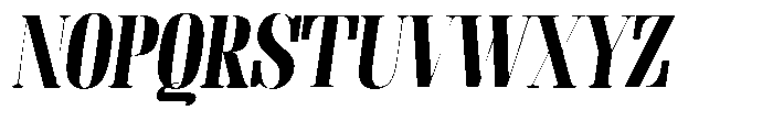 Fenoura Black Slant Font UPPERCASE