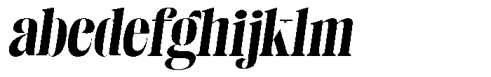 Fenoura Black Slant FONT