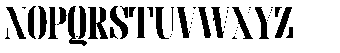 Fenoura Black Font UPPERCASE