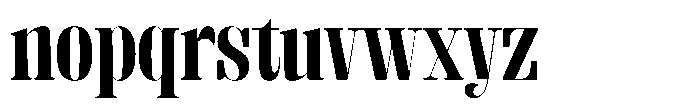 Fenoura Black Font LOWERCASE