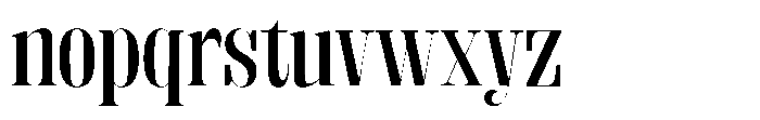 Fenoura Bold Font LOWERCASE