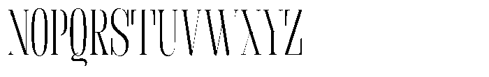 Fenoura Condensed Font UPPERCASE