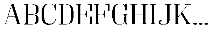 Fenoura Expanded Font UPPERCASE