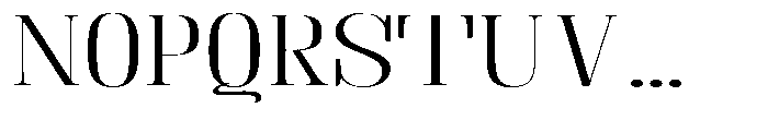 Fenoura Expanded Font UPPERCASE