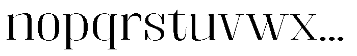 Fenoura Expanded Font LOWERCASE