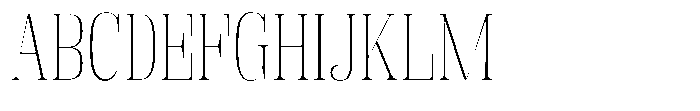 Fenoura Extra Light Font UPPERCASE
