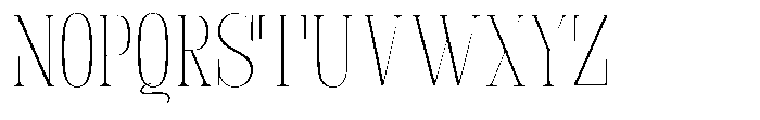 Fenoura Extra Light Font UPPERCASE