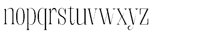 Fenoura Light Font LOWERCASE