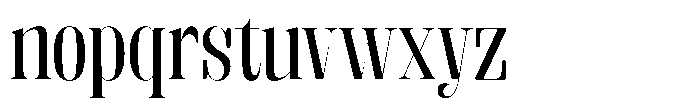 Fenoura Semi Bold Font LOWERCASE