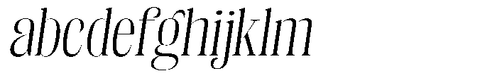 Fenoura Slant FONT