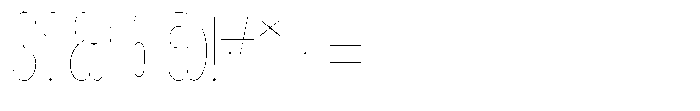 Fenoura Thin Condensed Font OTHER CHARS
