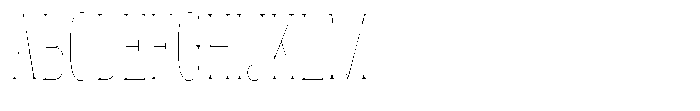 Fenoura Thin Condensed Font UPPERCASE
