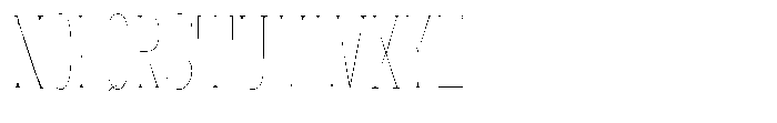 Fenoura Thin Condensed Font UPPERCASE
