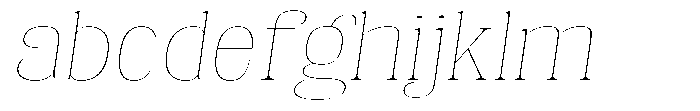 Fenoura Thin Expanded Slant FONT