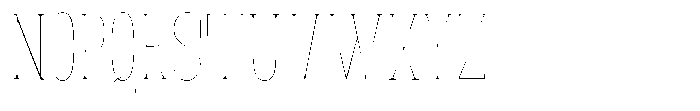 Fenoura Thin Semi Condensed Font UPPERCASE