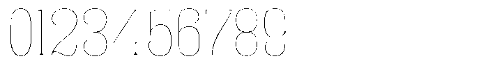 Fenoura Thin Semi Expanded Font OTHER CHARS