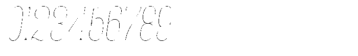 Fenoura Thin Slant Font OTHER CHARS