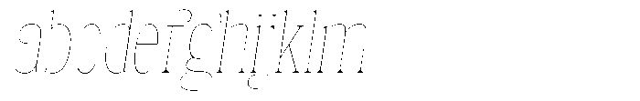Fenoura Thin Slant FONT
