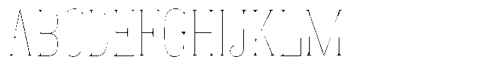 Fenoura Thin Font UPPERCASE