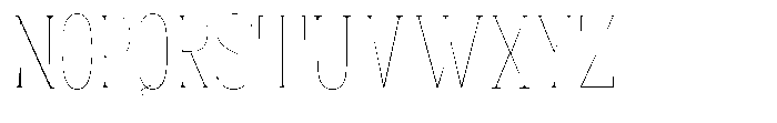 Fenoura Thin Font UPPERCASE